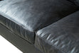 English Rolled Arm Sofa - Slate Leather - Crafters and Weavers