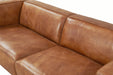 Henry Industrial Modern Leather Sofa (2 Colors Available) - Crafters and Weavers