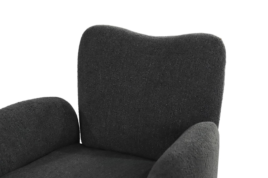Atlas Modern Fabric Swivel Arm Chair