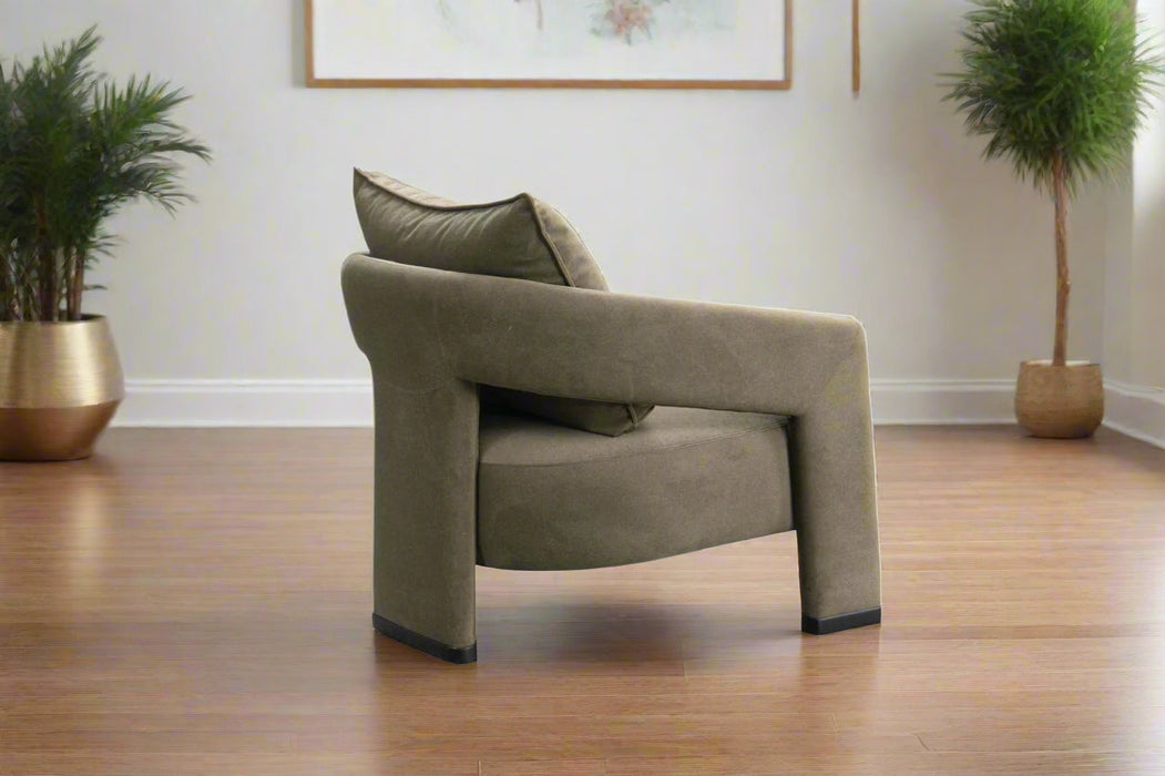 Valora Mid-Century Modern Livingroom Armchair - Gray