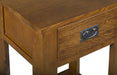 Mission 1 Drawer Nightstand - Michael's Cherry (MC-A) - Crafters and Weavers