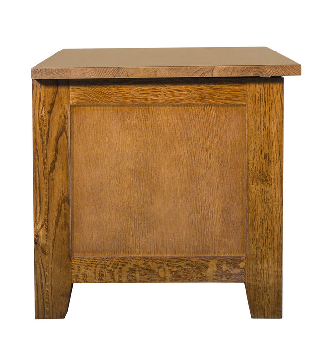 Mission Solid Oak Trunk - Michael's Cherry (MC-A) - Crafters and Weavers