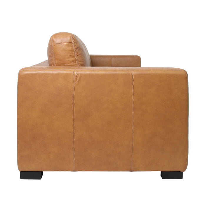 Argento Top Grain Leather Sofa - Tan