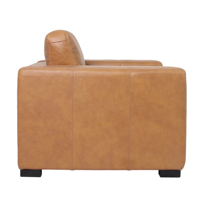 Argento Leather Arm Chair Tan