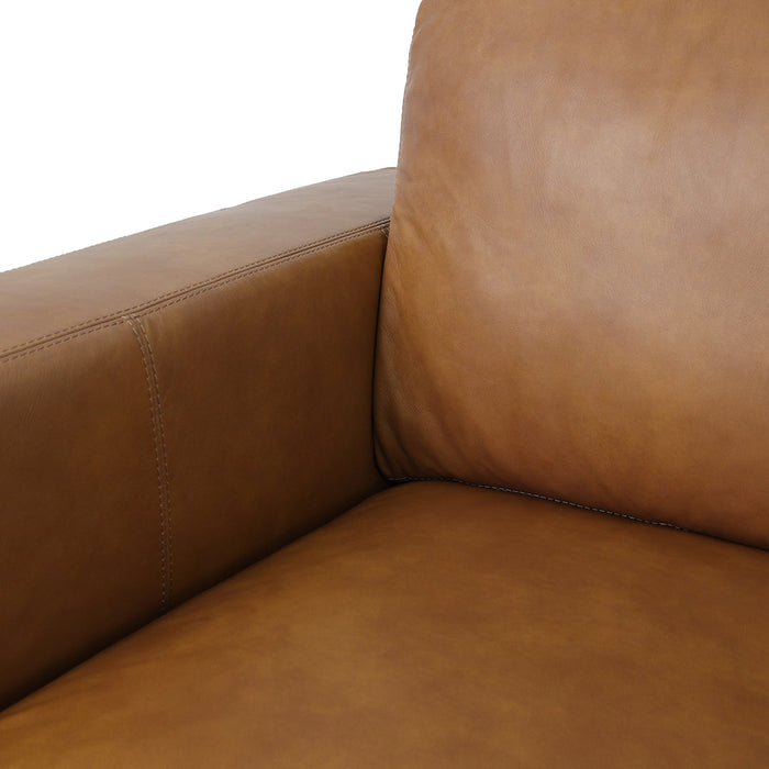 Argento Leather Arm Chair Tan