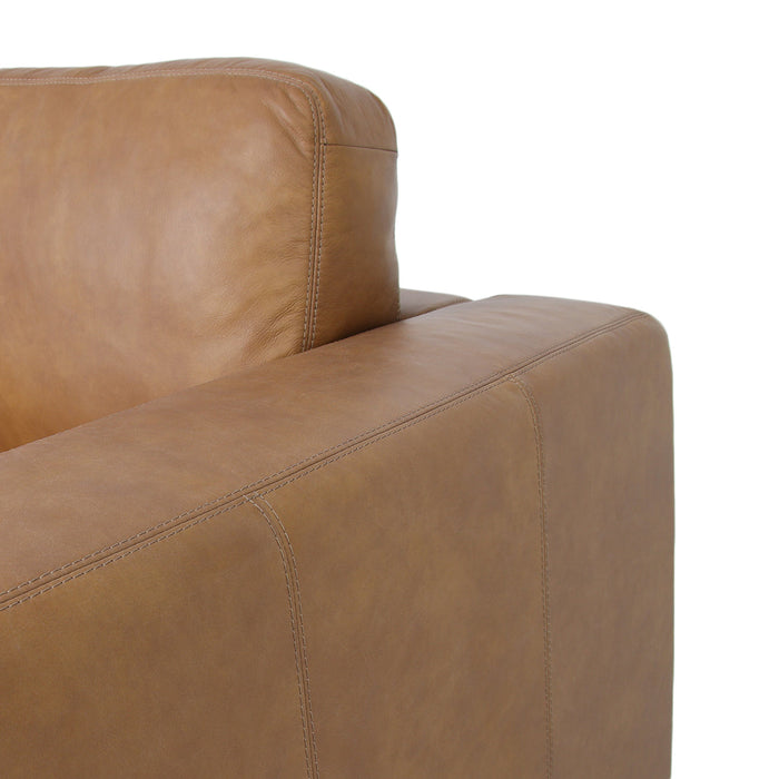 Argento Leather Arm Chair Tan