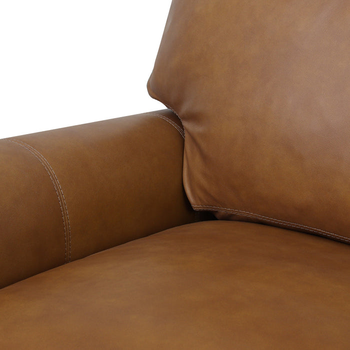 Florentine Leather Arm Chair - Tan