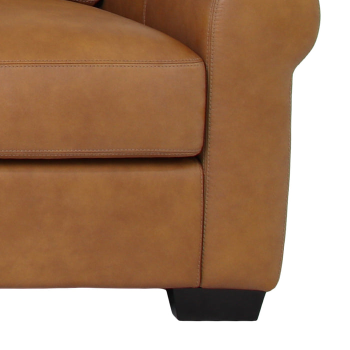 Florentine Top Grain Leather Sofa - Tan