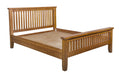 Mission Oak Slat Bed - Michael's Cherry - Crafters and Weavers