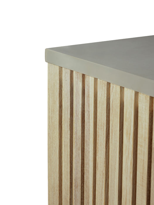 Eclipse Outdoor Solid Teak Wood Natural Look Kitchen Island