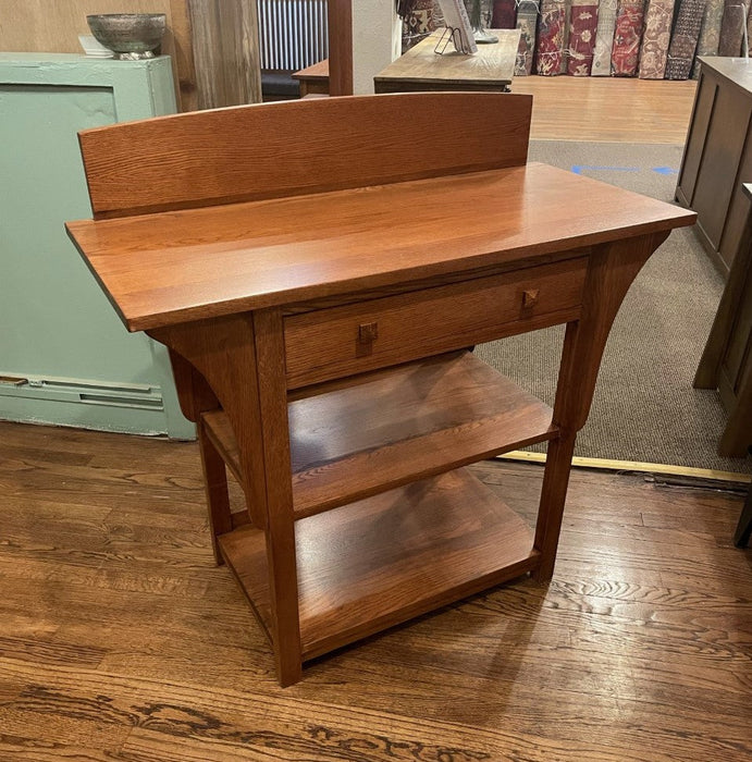 Mission 2 Drawer and Open Shelves Sideboard / Console Table - Michael's Cherry