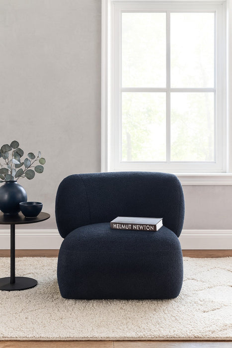 Forma Mid-Century Modern Swivel Livingroom Chair - Blue