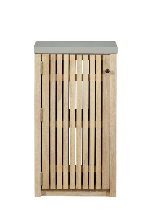 Eclipse Outdoor Solid Teak Natural Look Wood Cabinet - Outdoor