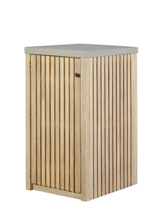 Eclipse Outdoor Solid Teak Natural Look Wood Cabinet - Outdoor