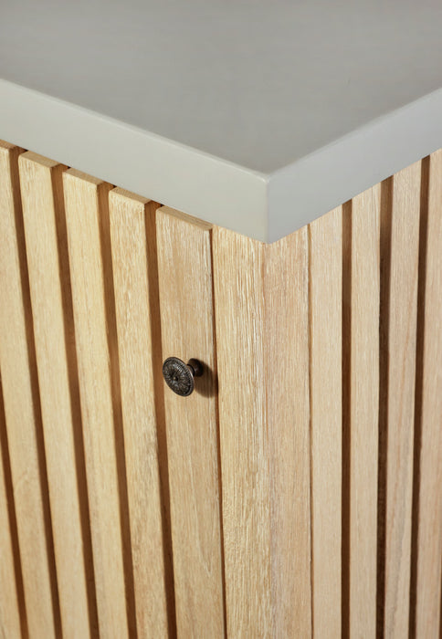 Eclipse Outdoor Solid Teak Natural Look Wood Cabinet - Outdoor