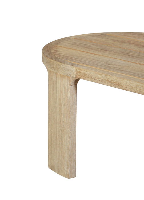 Eclipse Outdoor Solid Teak Wood Natural Look Coffee Table