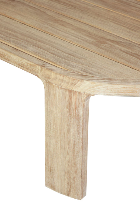 Eclipse Outdoor Solid Teak Wood Natural Look Coffee Table