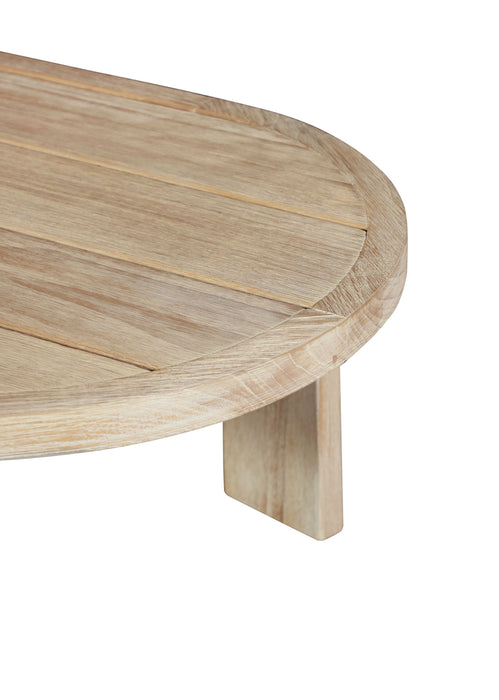 Eclipse Outdoor Solid Teak Wood Natural Look Coffee Table