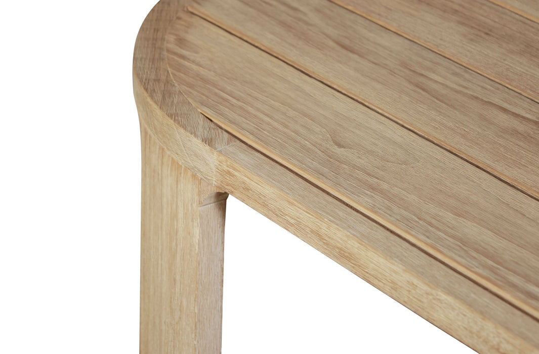 Eclipse Outdoor Solid Teak Wood Natural Look Coffee Table