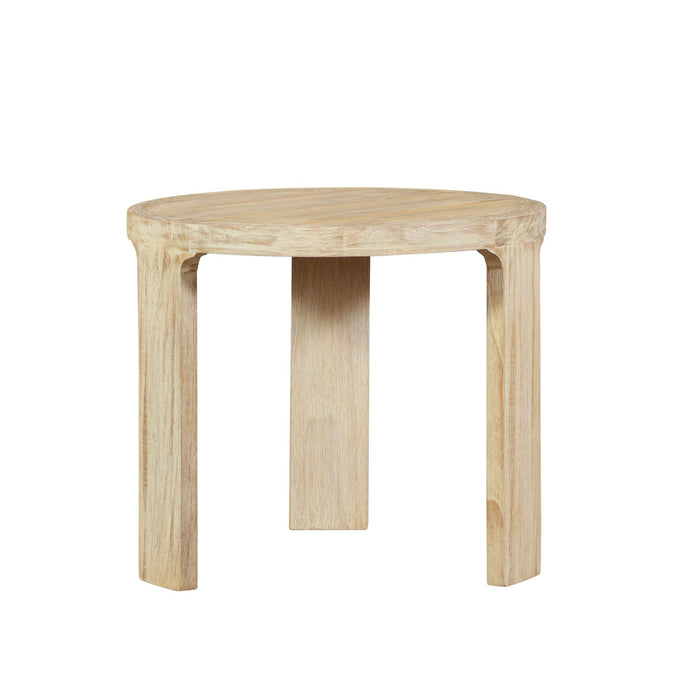 Eclipse Outdoor Solid Teak Wood Natural Look End Table