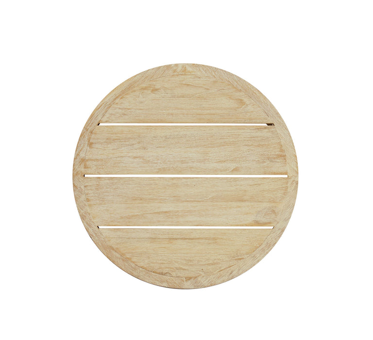 Eclipse Outdoor Solid Teak Wood Natural Look End Table