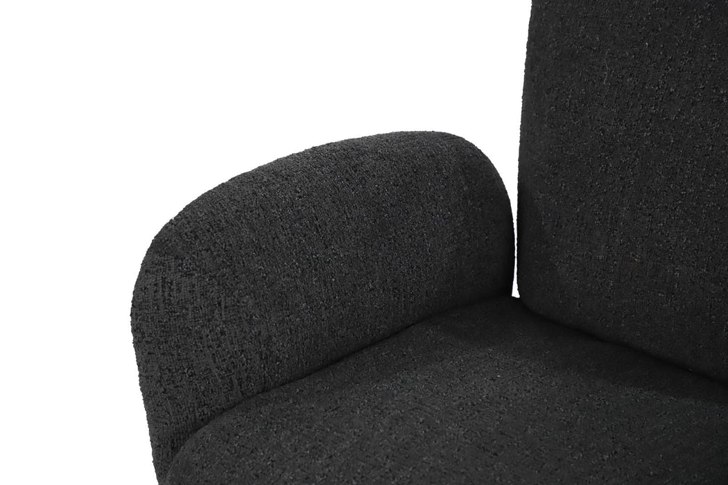 Atlas Modern Fabric Swivel Arm Chair