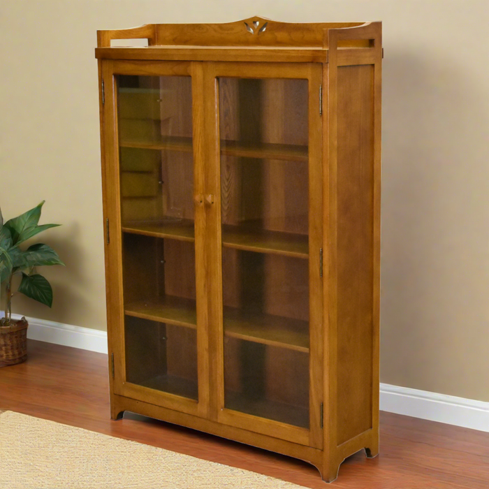 Mission Bookcase / Curio Cabinet - Michael's Cherry (MC1)