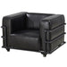 Henry Industrial Modern Leather Arm Chair (2 Colors Available) - Crafters and Weavers