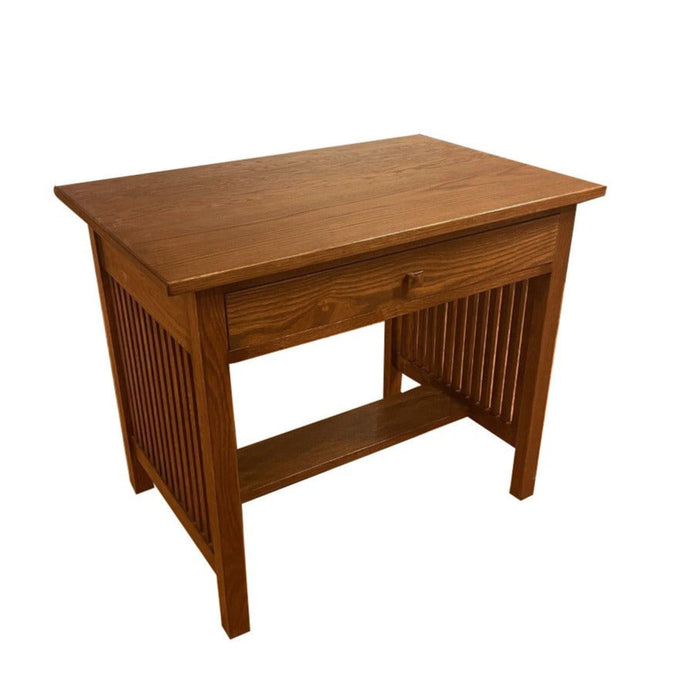 Mission / Arts and Crafts Solid Oak Writing Desk - 36 Inch