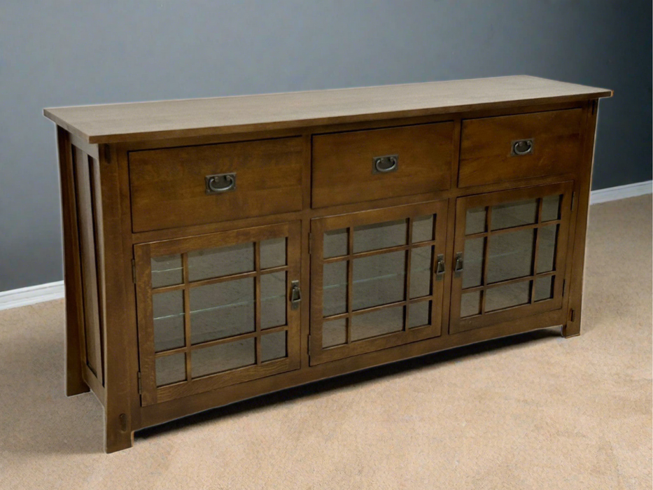 Craftsman Style Quarter Sawn Oak Sideboard - 72"