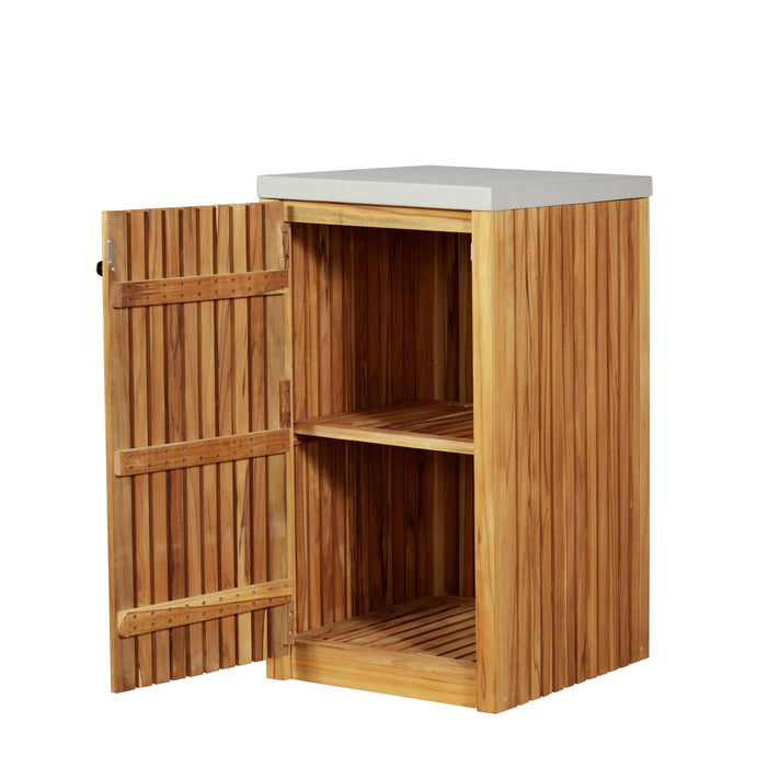 Eclipse Outdoor Solid Teak Wood Cabinet