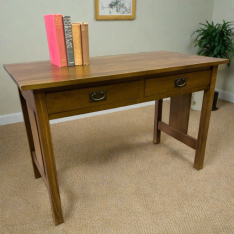 Mission / Arts and Crafts Solid Oak Writing Desk