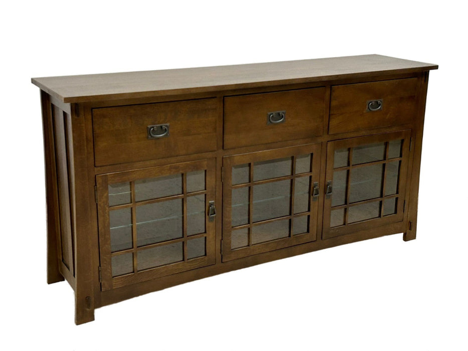 Craftsman Style Quarter Sawn Oak Sideboard - 72"