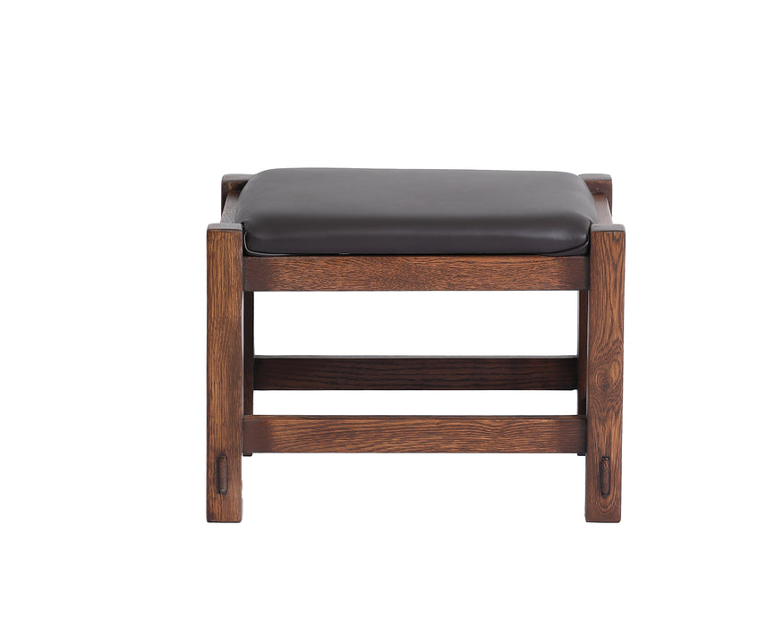 Mission Oak Foot Stool - Spindles