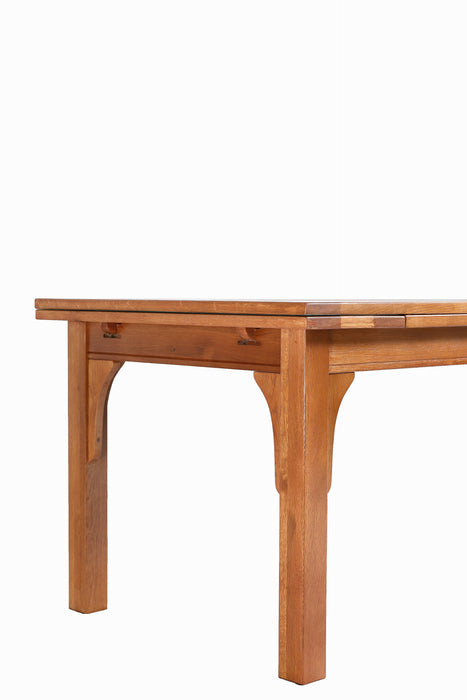 Mission Stow Leaf Table with Solid Oak Slat Back Chairs - Michael's Cherry