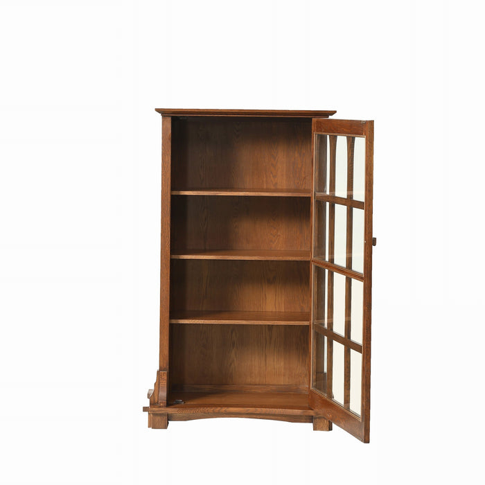 Mission Solid Oak Display Bookcase (2 Colors Available)