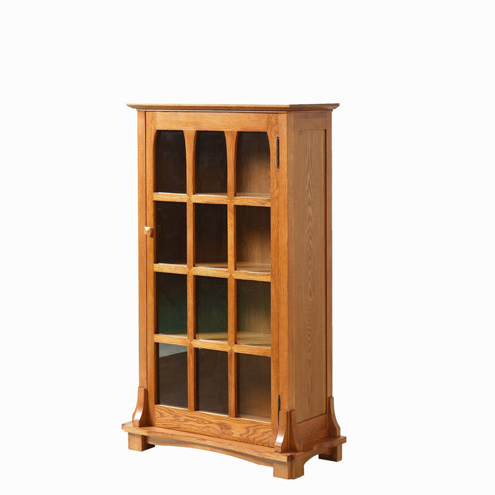 Mission Solid Oak Display Bookcase (2 Colors Available)