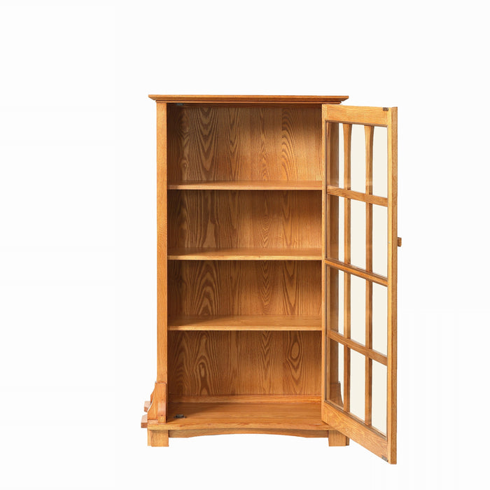 Mission Solid Oak Display Bookcase (2 Colors Available)