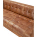 NEW! Taylor Contemporary Tufted Arm Chair - Light Brown Leather - Crafters and Weavers