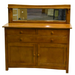 SOLD OUT Mission Buffet Cabinet with Mirror - Michael's Cherry - 50" - Crafters and Weavers