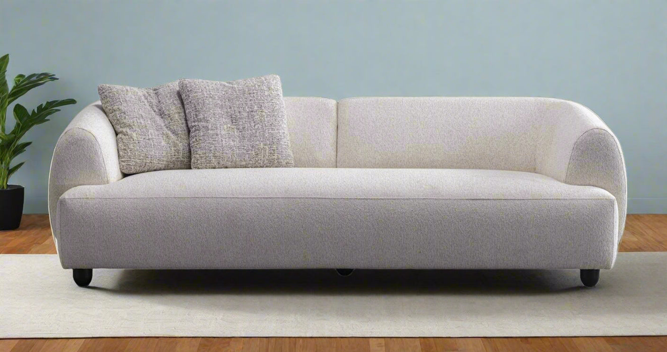 Opal Collection Modern Fabric 3-Seater Sofa – 91"