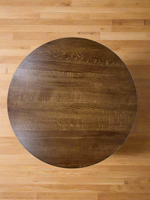 Mission Quarter Sawn  Oak Round Dining Table, Kitchen Table - 42"