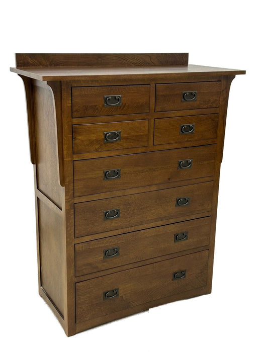 Mission Quarter Sawn Oak 8 Drawer Dresser