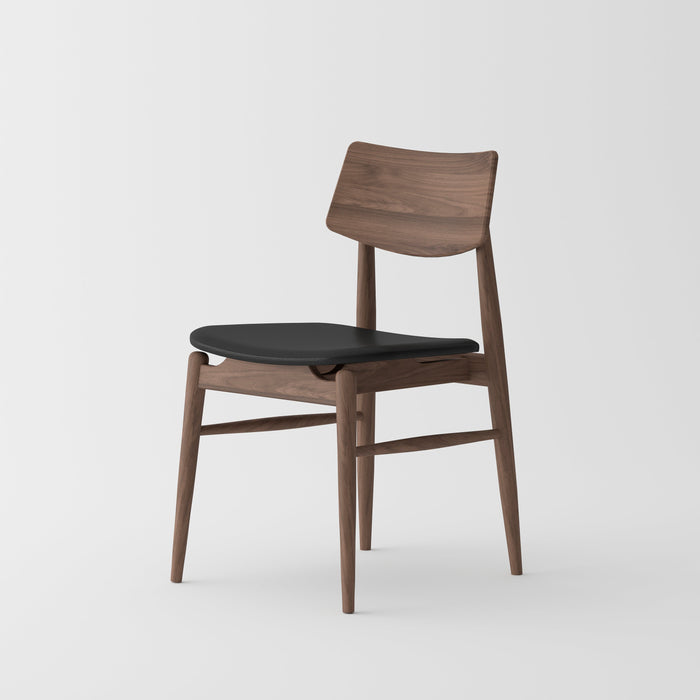 Isabella Mid-Century Dining chair - Solid American Black Walnut