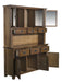 Mission 6 Door & 6 Drawer China Cabinet - Walnut - 59" - Crafters and Weavers