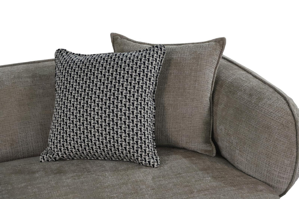 Nova Mid-Century Modern Sectional 4-Seater Sofa - 117"