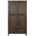 Mission 2 Door / 2 Drawer Armoire - Walnut - Crafters and Weavers