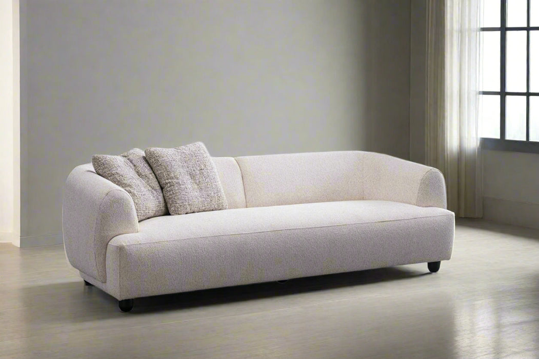 Opal Collection Modern Fabric 3-Seater Sofa – 91"