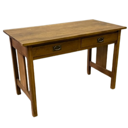 Mission / Arts and Crafts Solid Oak Writing Desk