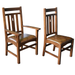 SOLD OUT 2 Leaf Round Dining Table Set w/ 6 Chairs - Golden Brown - Crafters and Weavers